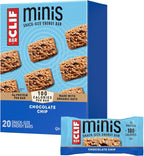 CLIF BAR Minis - Chocolate Chip - Made with Organic Oats - 4g Protein - Non-GMO - Plant Based - Snack-Size Energy Bars - 0.99 oz. (20 Pack)