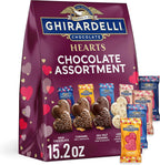 GHIRARDELLI Hearts Chocolate Assortment, 15.2 oz Bag Premium Valentine’s Day Candy Individually Wrapped Assorted Chocolate Hearts