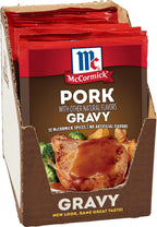 McCormick Pork Gravy Mix, 0.87 oz (Pack of 12)
