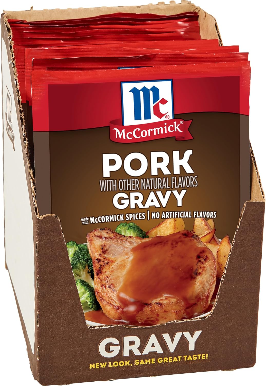 McCormick Pork Gravy Mix, 0.87 oz (Pack of 12)