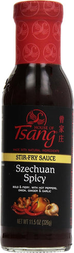 HOUSE OF TSANG Spicy Szechuan Stir-Fry Sauce, 11.5 Oz