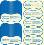 500 Pcs Adhesive Protective Hygiene Try on Sticker Hygiene Strip Bulk for Swimwear Underwear Panty Liners Bikini