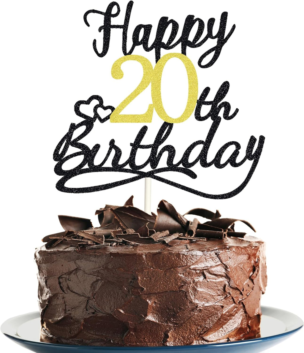 20 Funny Birthday Cake Toppers, Twenty Cake Topper, 20 cake toppers, 20th birthday decorations,20th Birthday Cake Topper, 20 Decorations for Cake, 20 Birthday Decorations