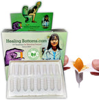 Anal Fissure Suppository | Expert Formulation for Rectal Bleeding Due to Anus Fissure, Hemorrhoids, Diarrhea, & Constipation | Made with Natural Curcumin & Turmeric Extract | 16ct