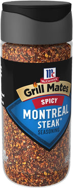 McCormick Grill Mates Spicy Montreal Steak Seasoning, 3.12 oz (Pack of 6)
