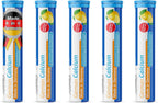 T&D German Calcium 500 mg - 100 Vegan Drink Effervescent Tablets - Lemon Lime Flavor - Made in Germany