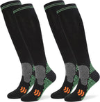 Compression Socks (2/3 Pair) for Men and Women 20-30 mmHg Regular and Plus Size Compression Scoks:Size S-7XL