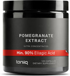 Toniiq Pomegranate Extract - Ultra High Potency 35:1 Extract with 90% Ellagic Acid - Highly Concentrated - Third-Party Lab Tested - 120 Capsules