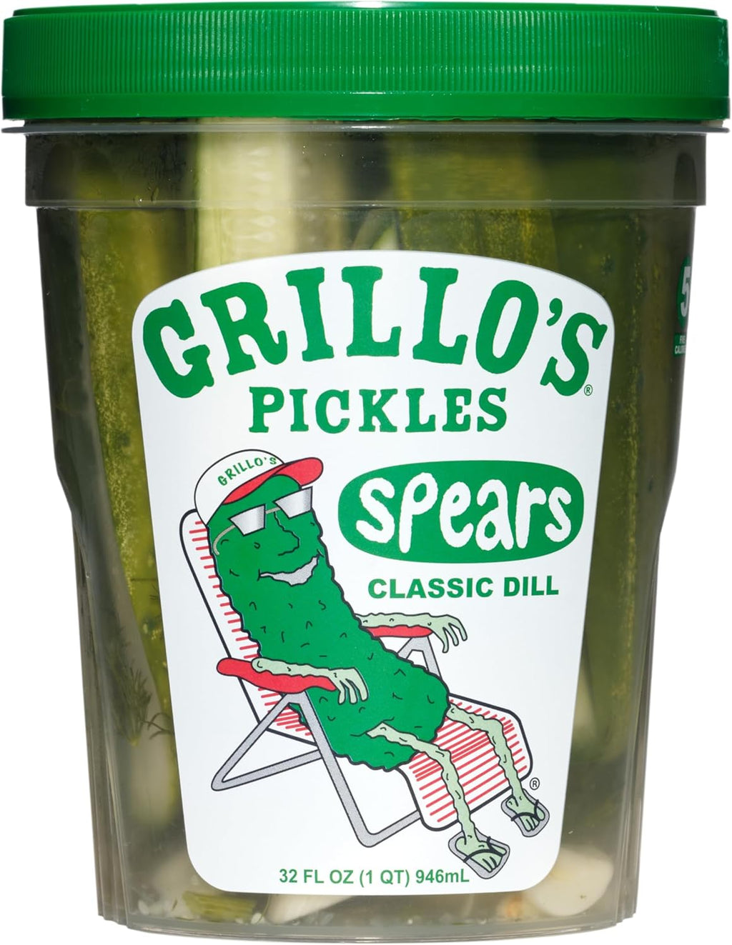 GRILLOS PICKLES Classic Dill Pickle Spears, 32 FZ