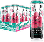 AriZona Black and White Tea - Big Can, 22 Fl Oz (Pack of 12)