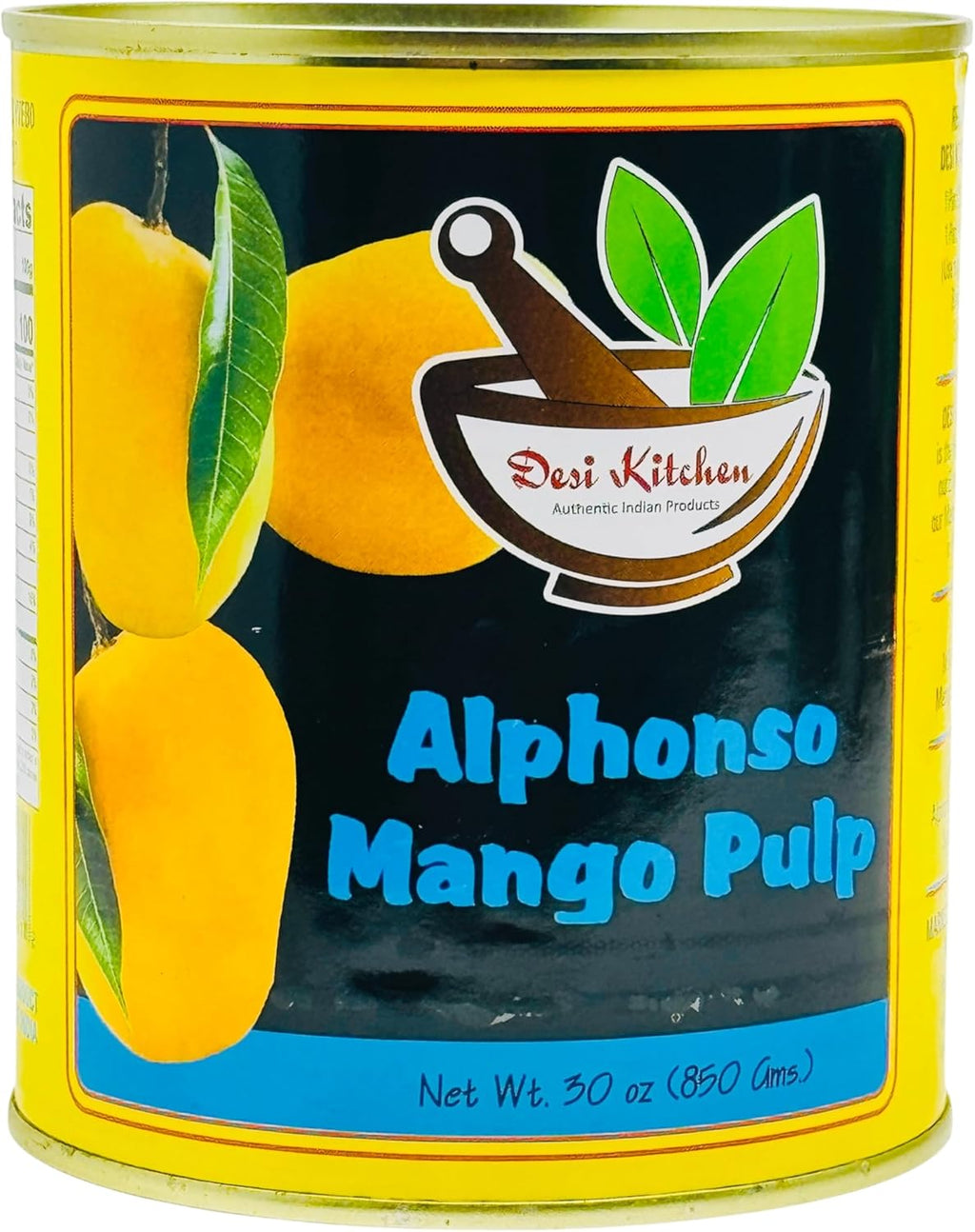 Desi Kitchen Alphonso Mango Pulps 850g(30oz) Delicious flavor By Rani Foods Inc