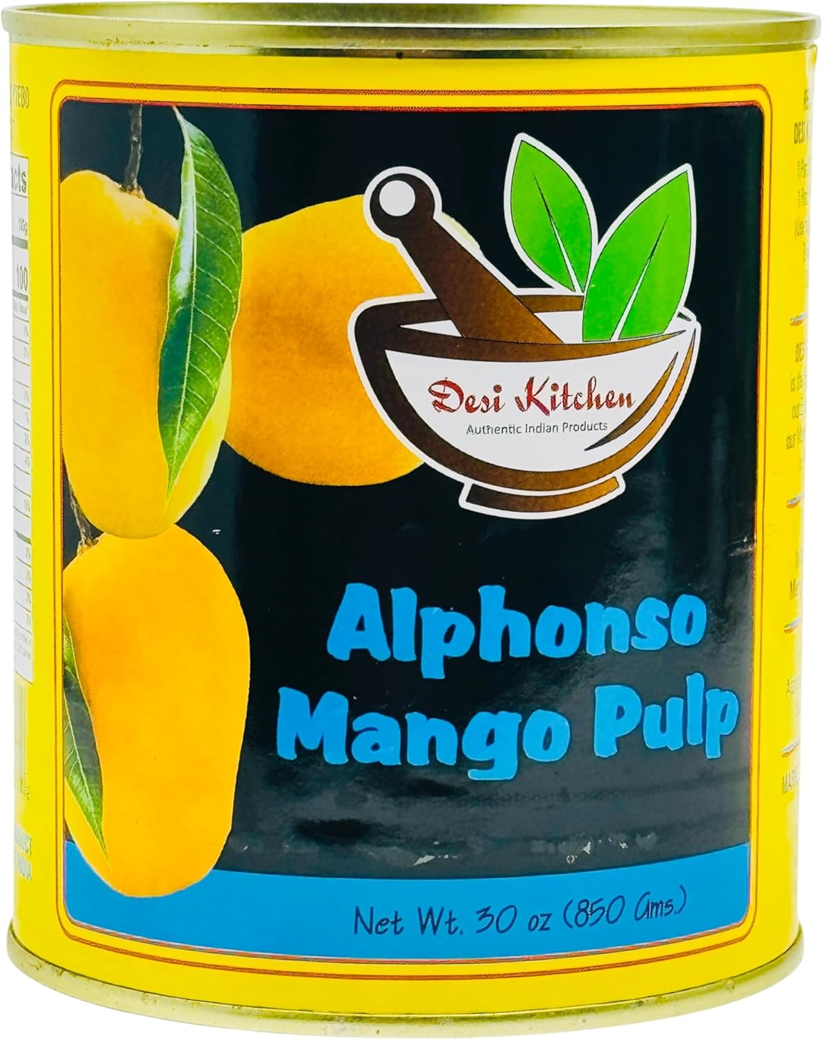 Desi Kitchen Alphonso Mango Pulps 850g(30oz) Delicious flavor By Rani Foods Inc