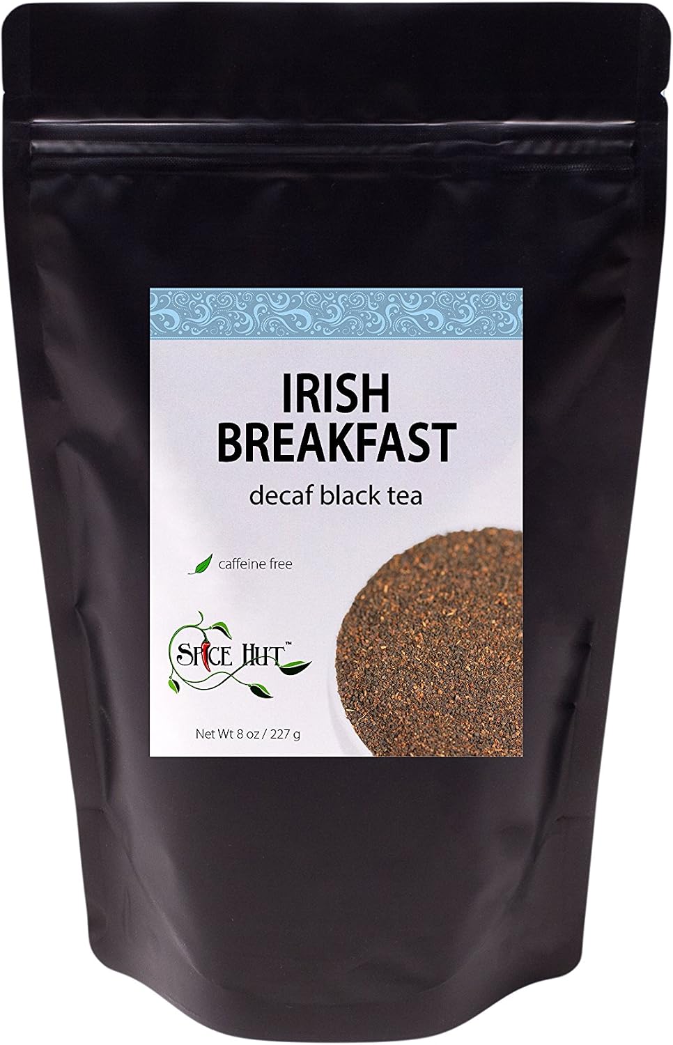 Decaffeinated Irish Breakfast Black Tea, Loose Leaf - Decaf, Flavorful Morning Cup, Hot & Iced | 80-100 cups, 8oz Bulk | The Spice Hut - First Sip