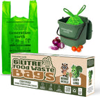 120 Bags 1.6 Gallon (6L) | Tie Handle Compostable Food Waste Bags | BPI Certified Kitchen Countertop Compost Bin Liners | Extra Strong Biodegradable Caddy Bags | Generation earth