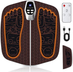 Foot Massager Mat, Portable Muscle Stimulation Foot Pad for Soothing Comfort, Daily Relaxation & Effective Pain Relief (deep Brown)