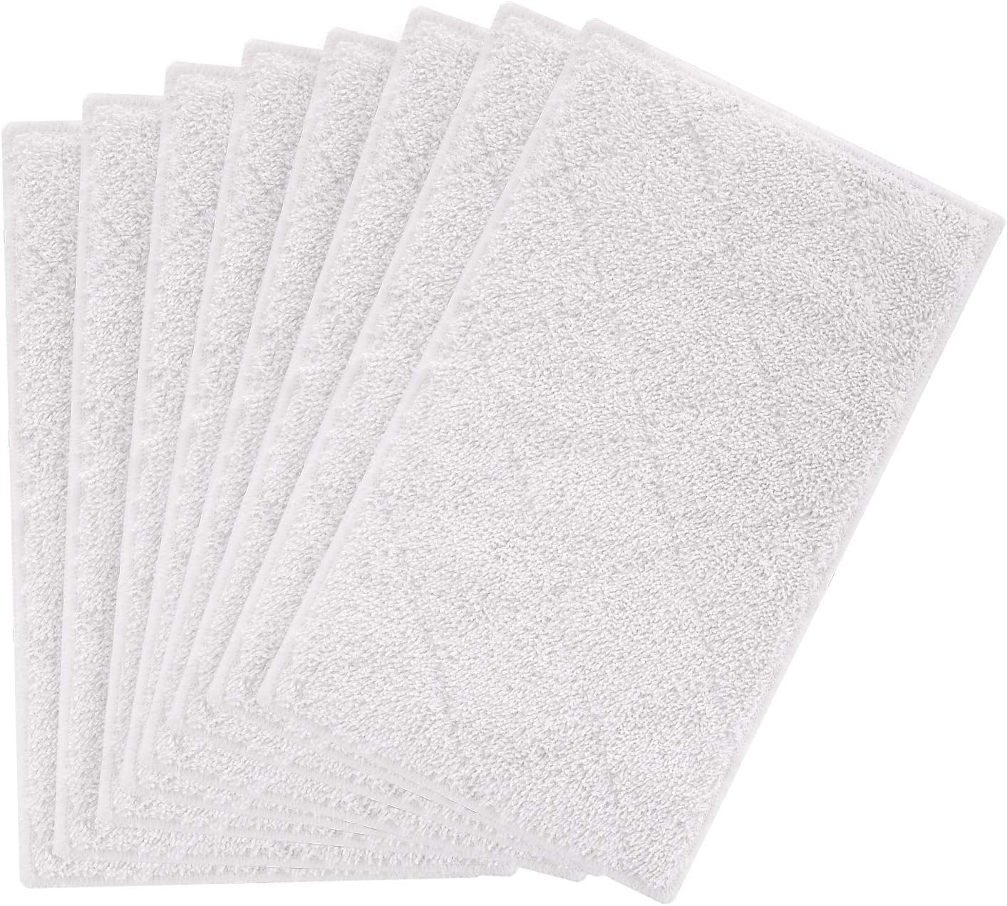 isinlive 8 Pack Cleaning Mop Pads Replacement Compatible with OApier S5 and Light n Easy Steam Mop Pads S3101 S7326 S3601 7688ANB 7688ANW 7618ANB 7618ANW Floor Steam Cleaner and S6 S15 S1 S4 S5 S12