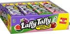 Laffy Taffy Stretchy & Tangy Variety Candy Box, Grape, Watermelon, and Cherry Flavors, 1.5 Ounce Bars (Pack of 24)