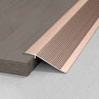 36” Aluminum Floor Transition Threshold Strip, Bridge The Height Gap Between 0.7 to 1.6 inches for Doorway Ramp Tiles Laminate Planks (Brown, 35.4“x4”)