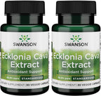 Swanson Ecklonia Cava Extract - Standardized 30 Veg Caps (2 Pack)