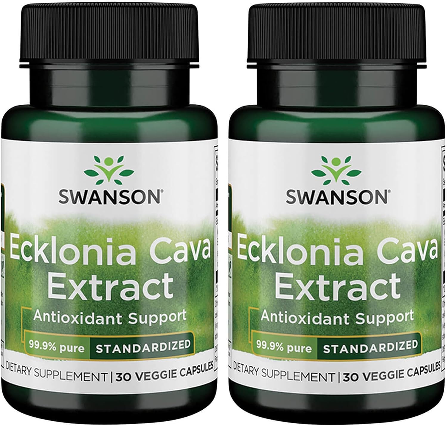 Swanson Ecklonia Cava Extract - Standardized 30 Veg Caps (2 Pack)
