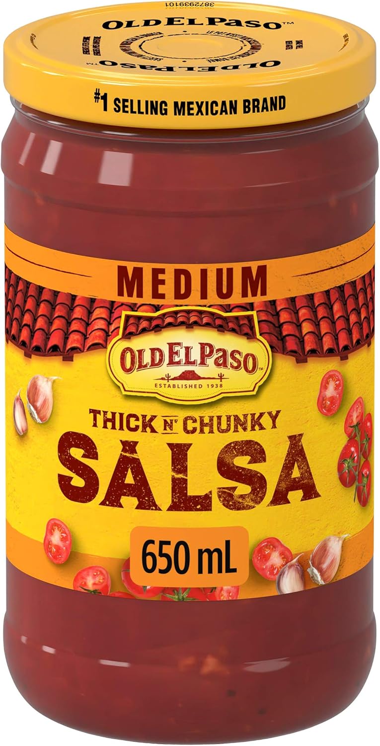 Old El Paso Thick 'n Chunky Medium Salsa, 650ml/22 oz., {Imported from Canada}