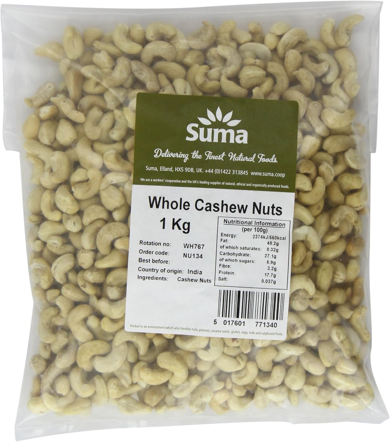 Suma - Whole Cashew Nuts - 1Kg