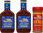 Famous Dave's Seasoning Variety Bundle - 2 pck Rich & Sassy BBQ Sauce & 1 pck Rib Rub Seasoning (45.5 oz.)