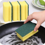 Heavy Duty Scrub Sponge, Dual-Sided Dish-Washing & Cleaning Sponge for Kitchen, Bathroom and Home Cleaning (Pack of 10)