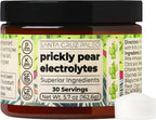 Santa Cruz Paleo Electrolyte Powder, Prickly Pear Flavor, Sugar Free Hydration Drink Mix with Himalayan Pink Salt, Sea Salt, Magnesium Glycinate, Potassium Chloride, Sweetened with Stevia, 30 Servings