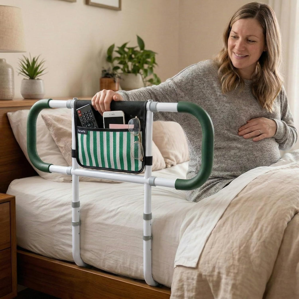 Adjustable Bed Rails for Seniors; Adults Bed Assist Rail for Elderly; Bed Safety & Assisting Rails; Grab Bar for Getting Out of Bed; Handicap Pull Up Assist; Load 350lbs