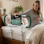 Adjustable Bed Rails for Seniors; Adults Bed Assist Rail for Elderly; Bed Safety & Assisting Rails; Grab Bar for Getting Out of Bed; Handicap Pull Up Assist; Load 350lbs