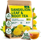 Dandelion Leaf & Root Herbal Tea-Caffeine-free, 50 Teabags