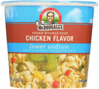 Dr. McDougall's Right Foods Vegan Chicken Flavor Noodle Soup, Light Sodium, 1.4-Ounce Cups (Pack of 6) ( Value Bulk Multi-pack)