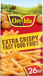 Ore-Ida Extra Crispy Fast Food French Fries French Fried Potatoes, 26 oz Bag