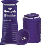 MP MOZZPAK Vomit Bags Disposable 24 Pack - 1000ml Emesis Bags, Leak-Proof Barf Bag, Travel Friendly Puke & Nausea Bag for Motion Sickness, Medical Grade Throw up Relief for Car, AirPlane, & Road Trip