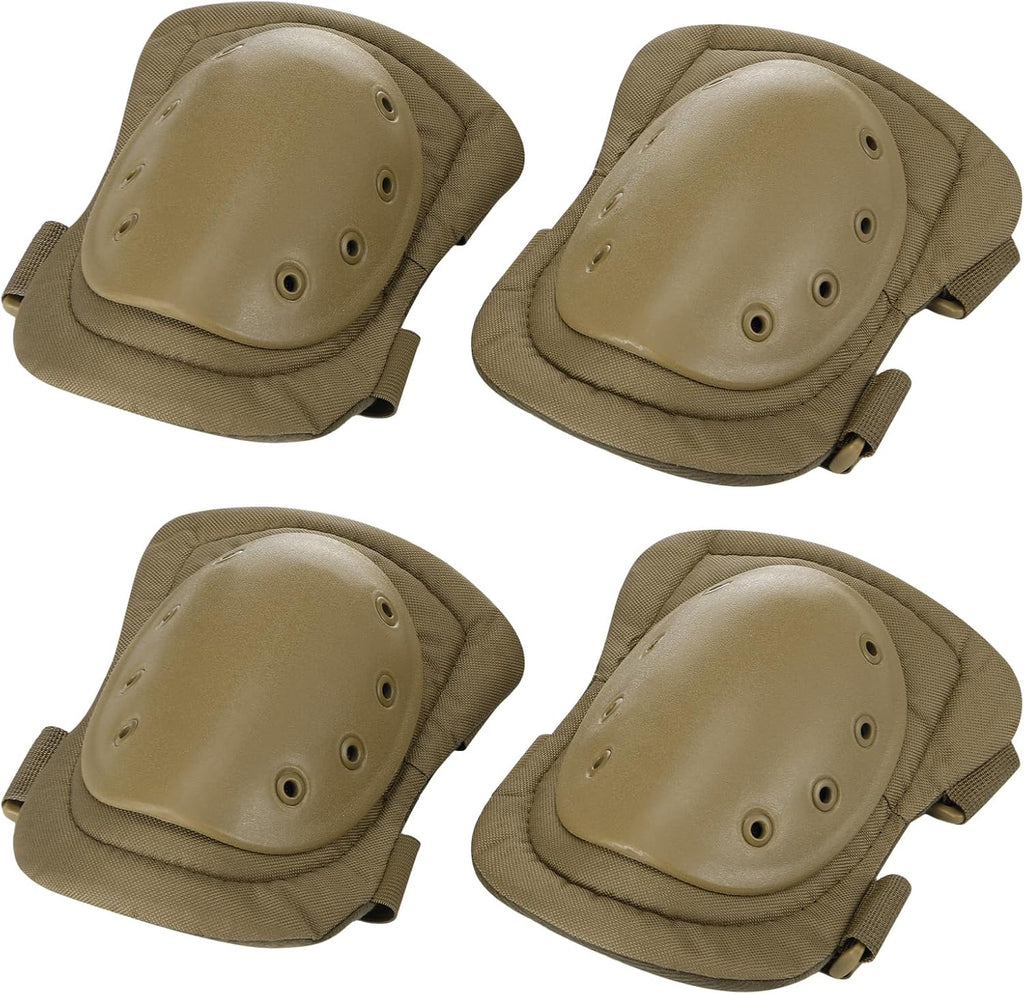 Chicingyou 2 Pairs Saddle Hunting Knee Pads Tactical Knee Pads Saddle Hunting Accessories Protection Guard Pad for Outdoor Paintball Game Cycling Safety Skateboarding Gear Skates