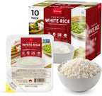 IRIS Instant White Rice (10 Pack), Ultra Premium Japanese Short Grain Sushi Sticky Rice, Microwave for 80 seconds, Non-GMO Gluten Free Vegan, Grown Polished and Packed in Japan
