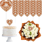 Weysat 30 Pcs Mother's Day Cake Toppers Feliz Día De Las Madres Flower Bouquet Topper Cupcake Picks Mexican Happy Mothers Day Cake Decorations Fiesta Party Supplies for Mama Birthday