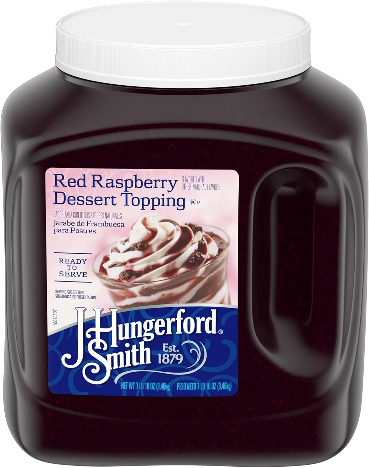 J. Hungerford Smith Red Raspberry Dessert Topping, 122 oz Wide Mouth Jug, 3 Pack