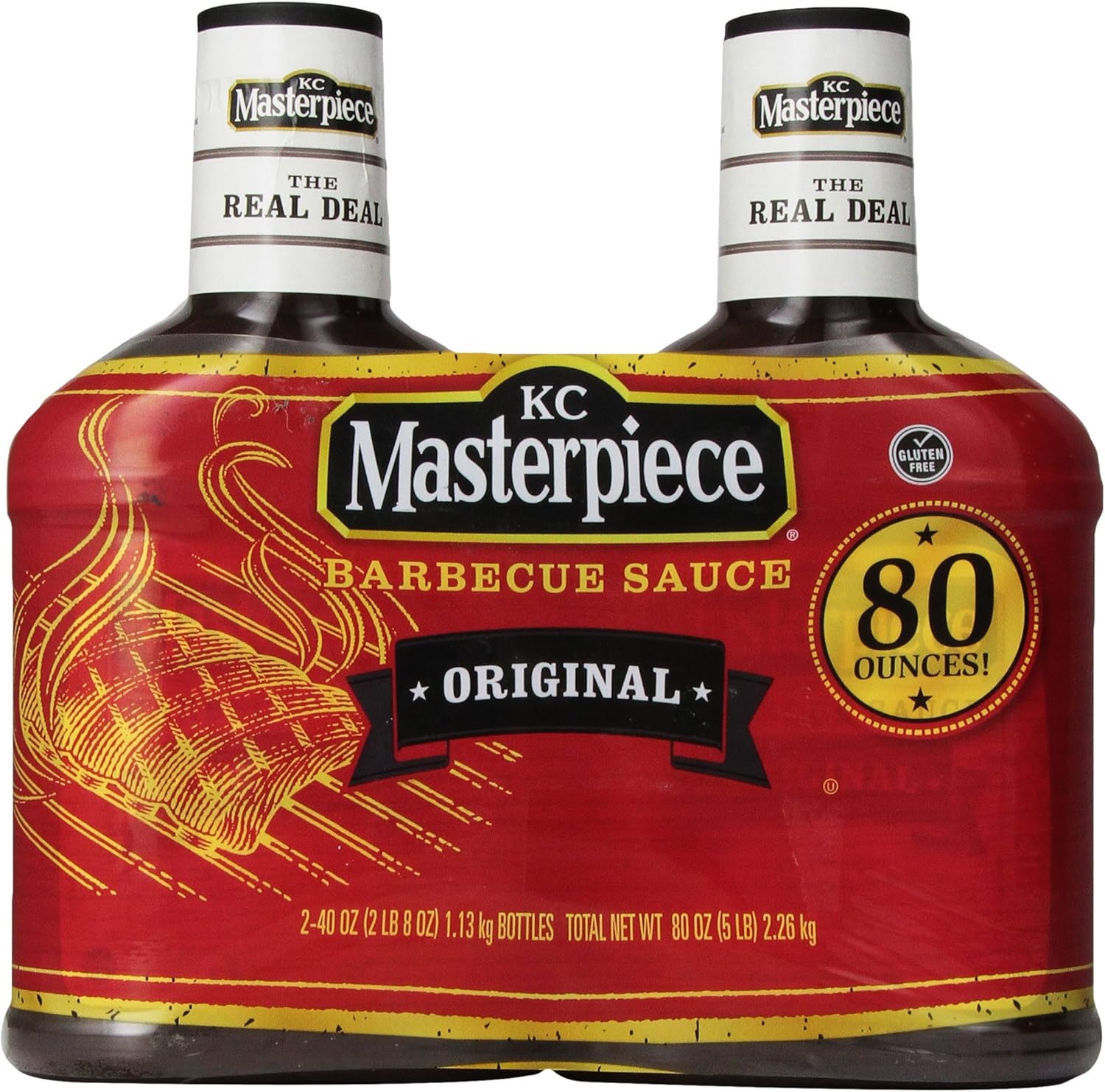 KC Masterpiece Original Sauce, BBQ, 80 Ounce