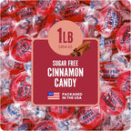 Cambie Sugar Free Hard Candy, 1 lb of Sugar Free Candy Individually Wrapped, Cinnamon