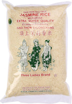 Three Ladies Jasmine Rice Long Grain 5 lbs (011109)