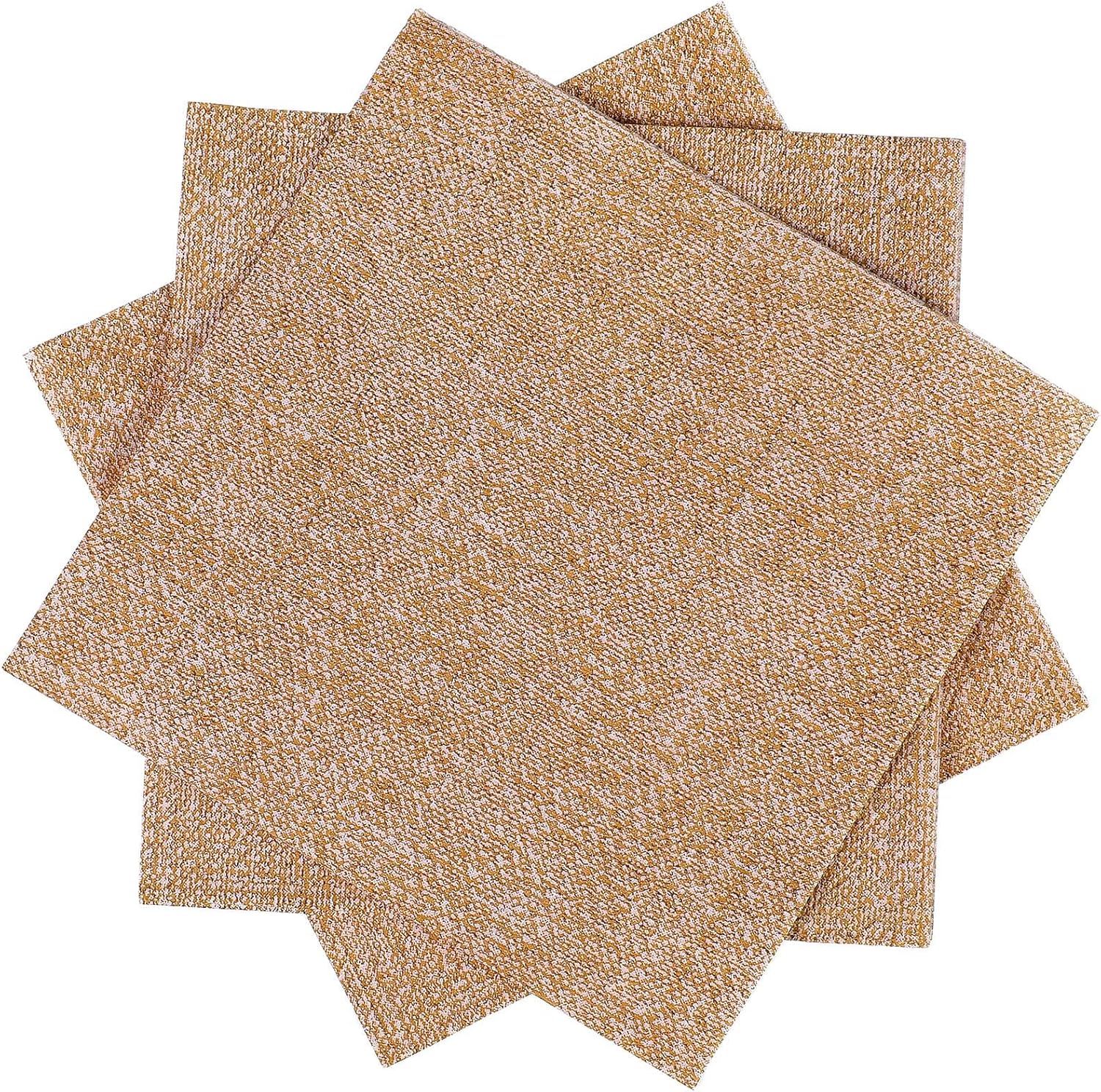 Spiareal 100 Pcs Burlap Paper Napkins 10 x 10 Inches Rustic Brown Disposable Dinner Decorative Cocktail Napkins for Party Wedding Birthday