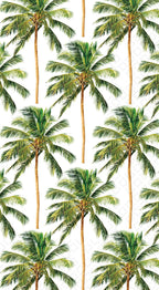 IHR Ideal Home Range Dinner Napkins Disposable 3-Ply Paper Hand Towels, 8.5" x 4.5", Palm Trees Pattern, 16-Count