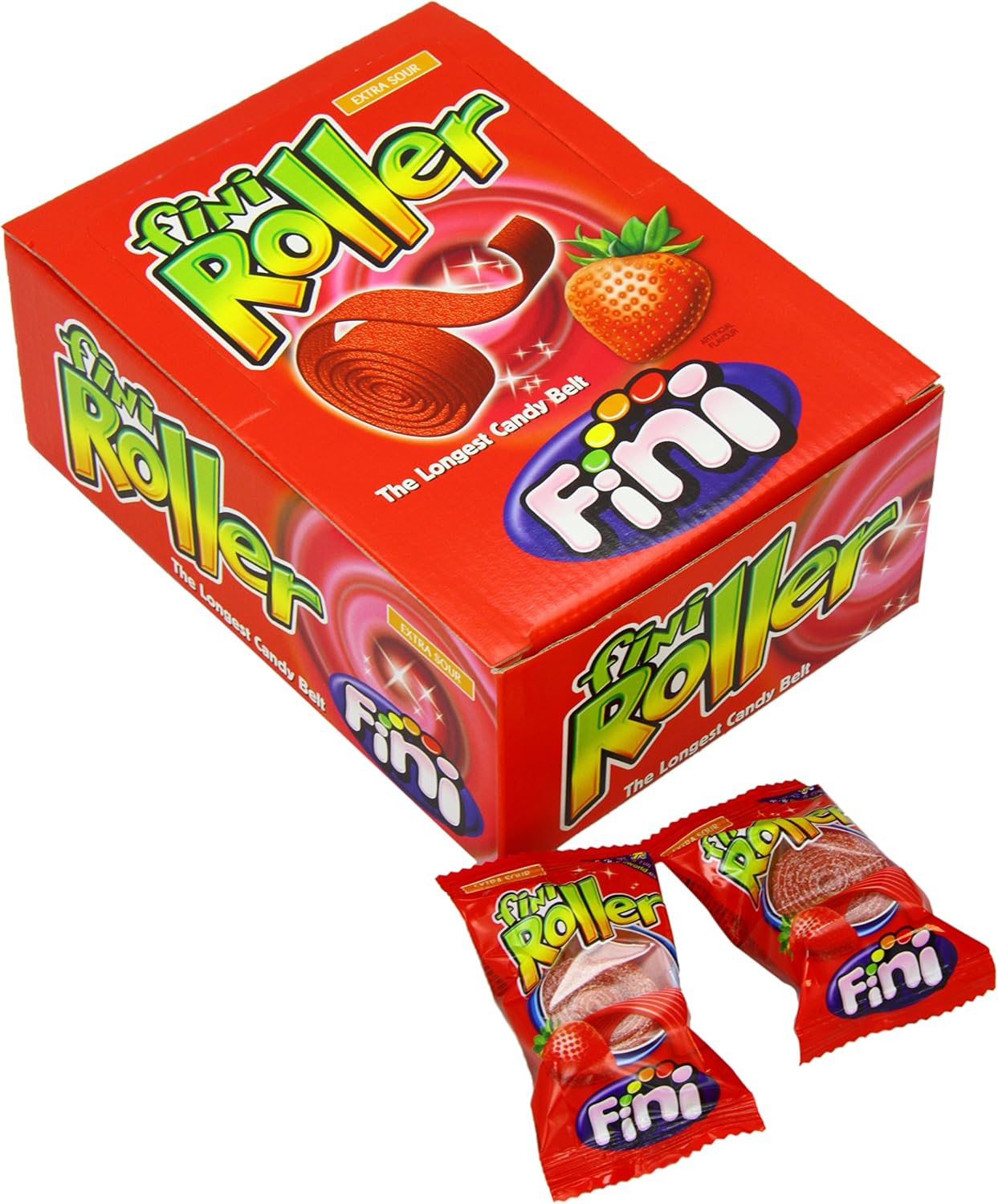 Fini Strawberry Roller (Pack of 40)