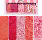 Confect Pretty in Pink Pearl Sprinkles Mix – Pink Sprinkles | Edible Baking Decorations for Cakes, Cupcakes, Cookies – Valentine’s Day & Anniversary Sprinkle Set – Pack of 5 | Vegan, Gluten-Free, Nut-Free, Soy-Free, Dairy-Free , Handcrafted Sprinkle- 5 Oz