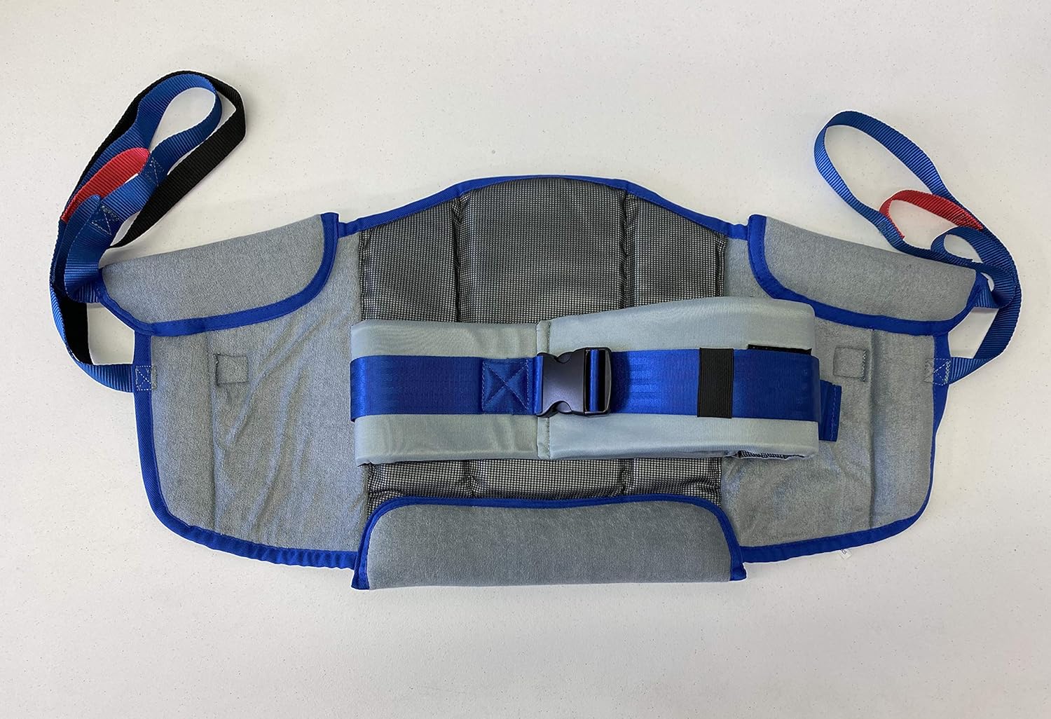 Patient Aid Padded Sit-to-Stand Patient Transfer Sling PASA1 with Back Support Padding and Assist Straps for Moving 90-135 lb Users, Works with Most Lifts - Patient Lift Sling - Stand Assist