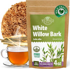 4 oz. White Willow Bark Tea Herbal (Salix Alba) - 113g White Willow Bark Herb Tea Corteza De Sauce