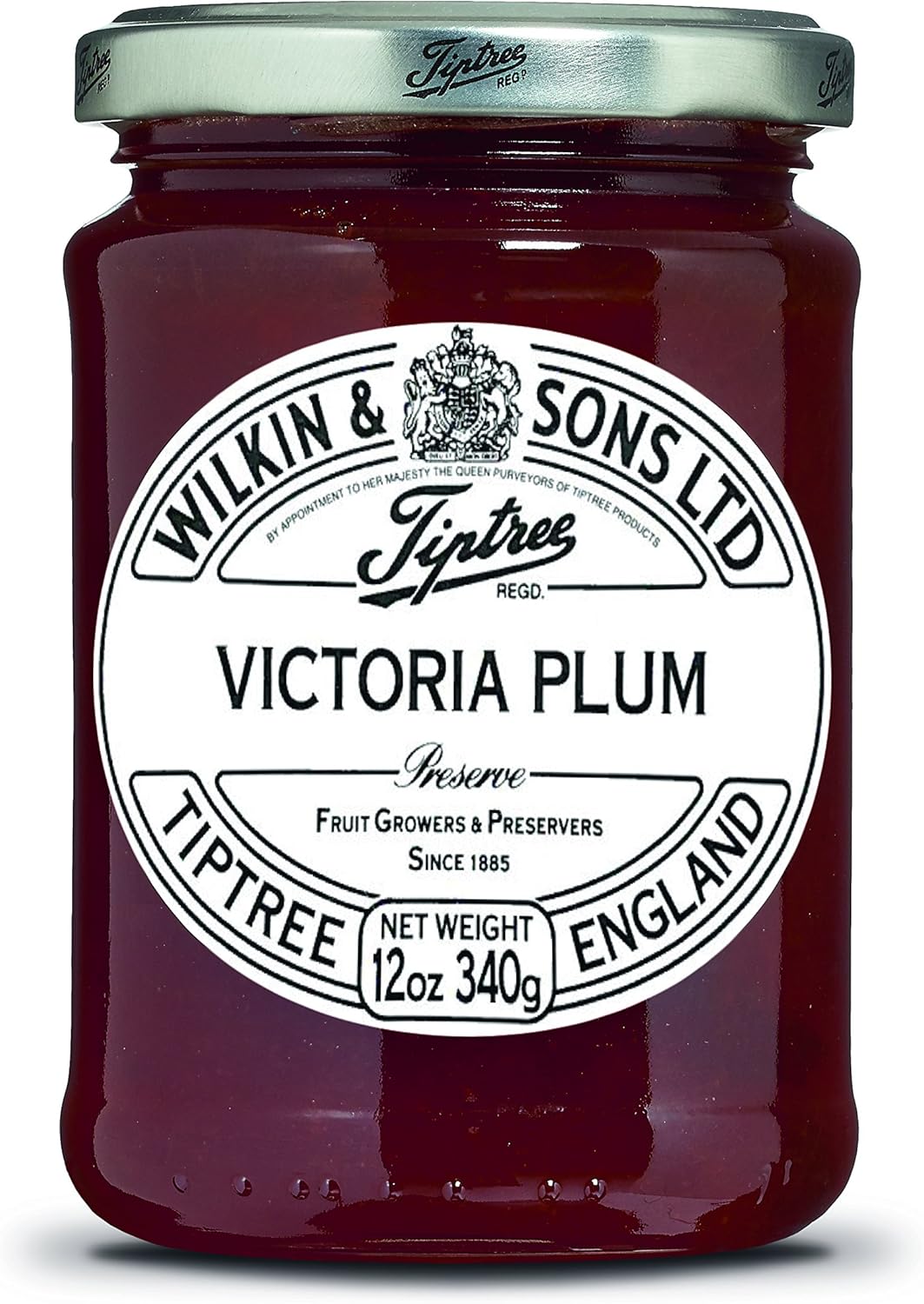 Tiptree Victoria Plum Preserve, 12-Ounce Jar (Pack of 6)