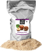Oh! Nuts Flour | Fresh Flour in Resealable Bulk Bag | Healthy Flour for Baking, Cooking & Eating Recipes | Certified Kosher, Dairy & Egg Free, Protein-Packed Low Sugar (Hazelnut Flour - 2 LB)